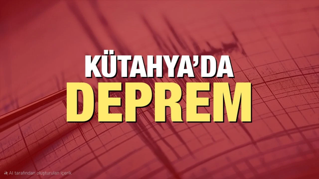 Kütahya'da 4 büyüklüğünde deprem meydana geldi