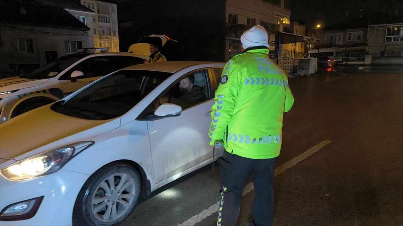 Kütahya’da alkol denetimi: 3 sürücüye para cezası