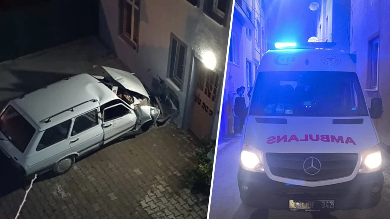 Kütahya’da otomobil evin duvarına çarptı: 1 ölü