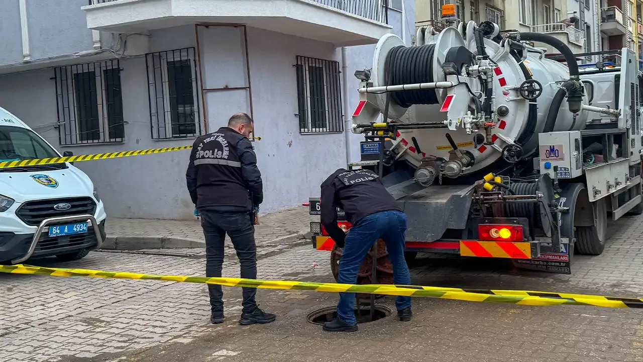 Uşak'ta kanalizasyon hattında cenin bulundu