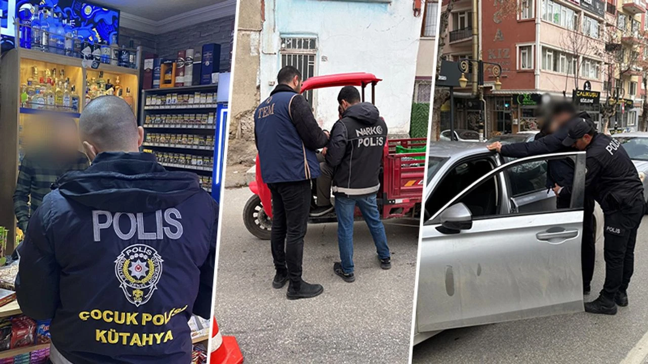 Kütahya’da polis ekipleri sahada, “asayiş berkemal”