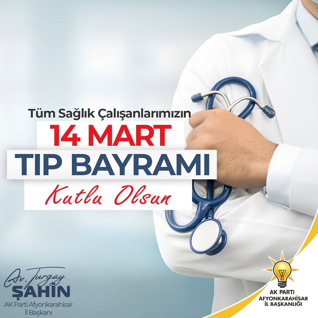 14 Mart Tıp Bayramı Kutlaması