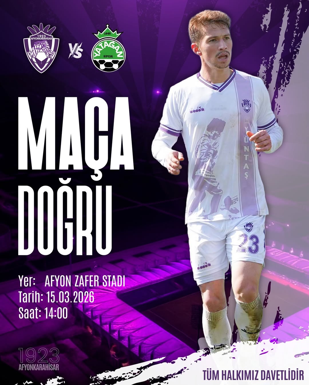 1923 Afyonkarahisar SK vs Yatağan Spor Maçı Detayları