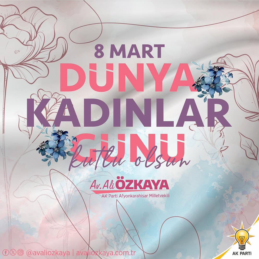8 Mart Dünya Kadınlar Günü Kutlu Olsun!