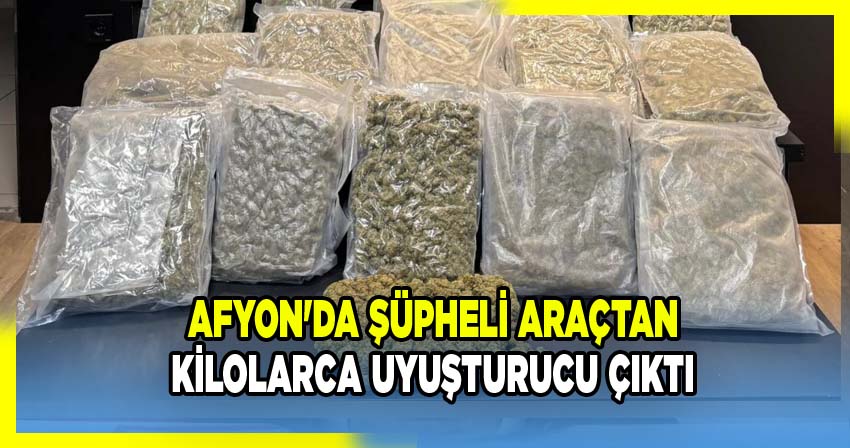 Afyon'da Narkotik Suç Operasyonu: 9 Kilogram Uyuşturucu Ele Geçirildi