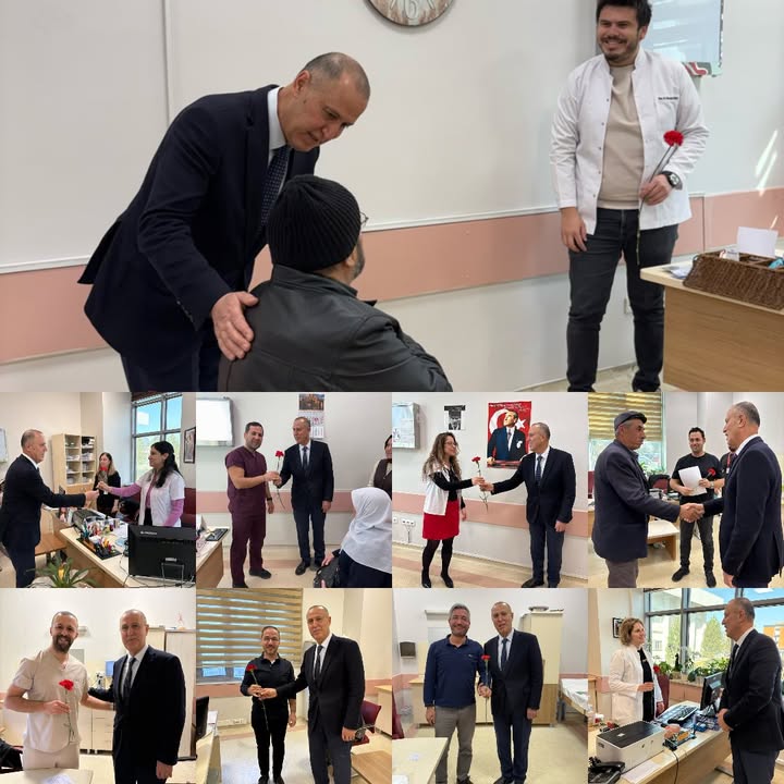 Afyonkarahisar Devlet Hastanesi'nden 14 Mart Tıp Bayramı Ziyareti