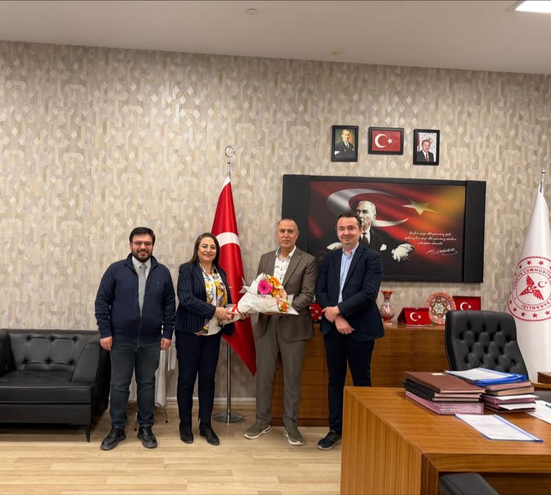 Afyonkarahisar Tabipler Odası Başkanı Dr. Alev Türe ve Yönetim Kurulu Üyeleri, Başhekim Op. Dr. Osman Acar'ı Ziyaret Etti