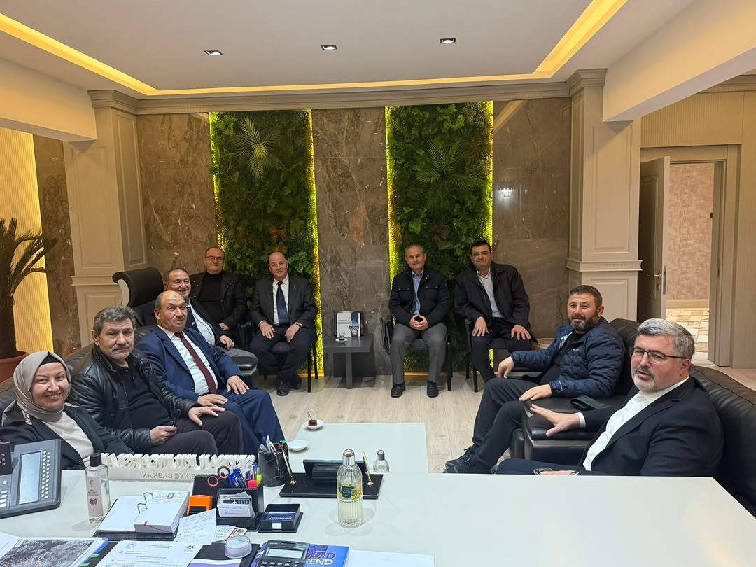 Ak Parti Milletvekili Ali Özkaya, İscehisar Belediye Başkanı Seyhan Kılıçarslan'ı Ziyaret Etti