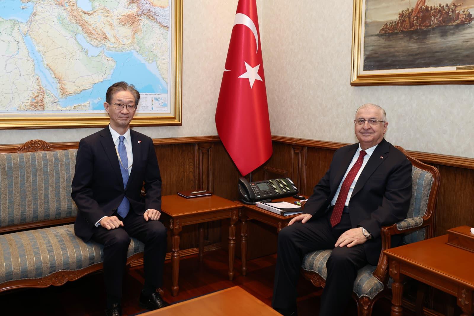 Bakan Güler, Büyükelçi Tamura'yı kabul etti