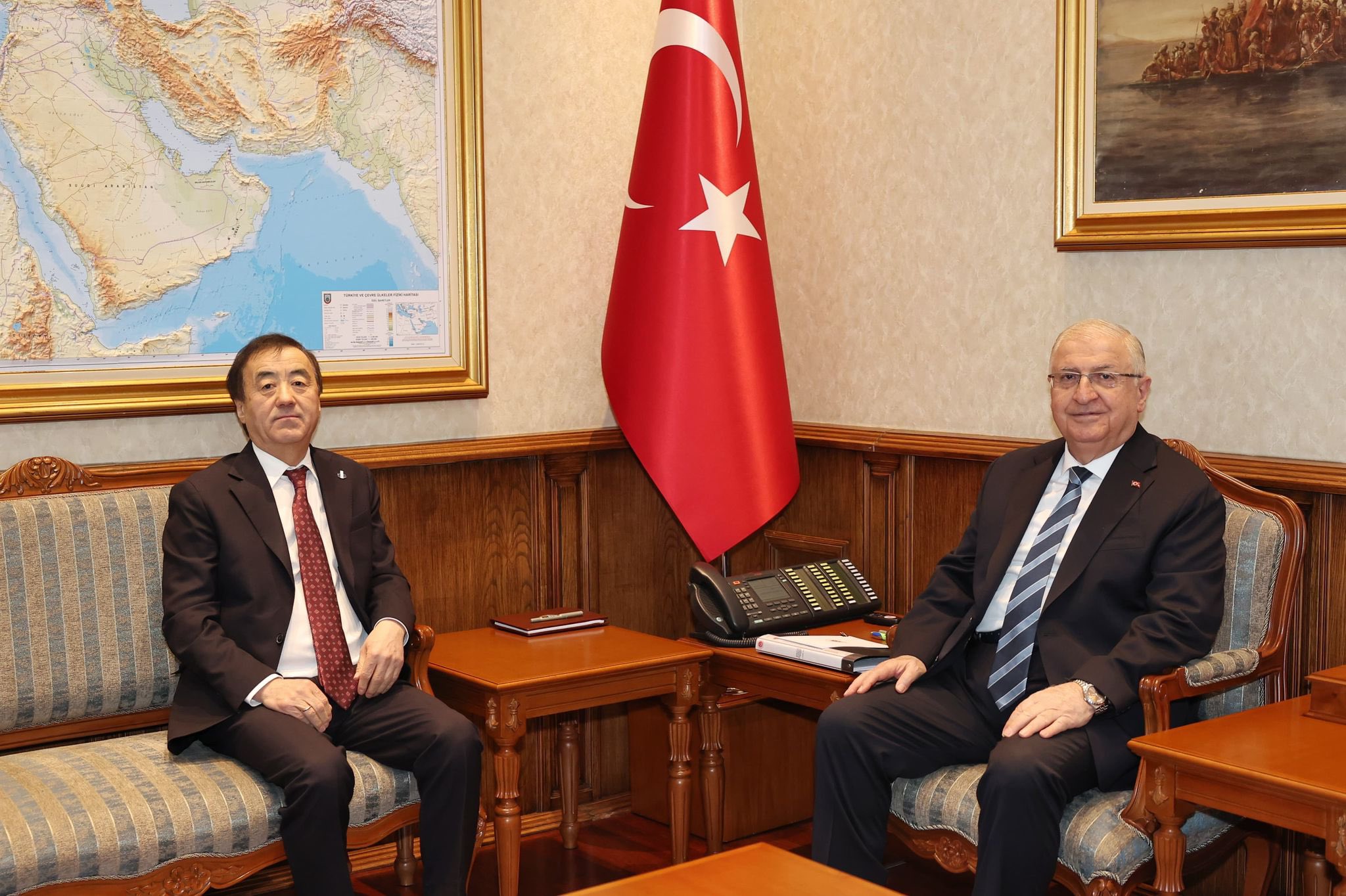 Bakan Güler, Moğolistan Büyükelçisi'ni kabul etti