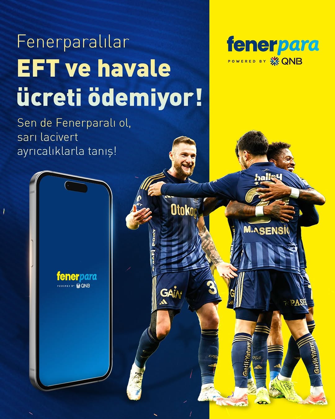 Fenerbahçe'den Bankacılık Dünyasında Devrim: Transfer Ücreti Yok!