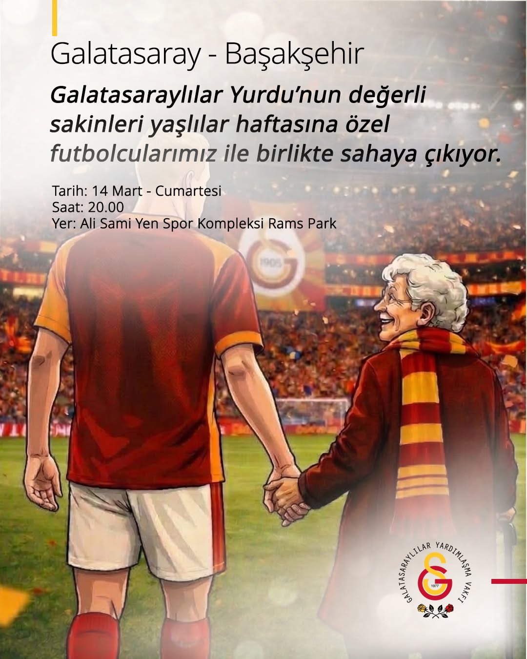 Galatasaray - Başakşehir Maçı Öncesi Sahada Saygı ve Sevgi