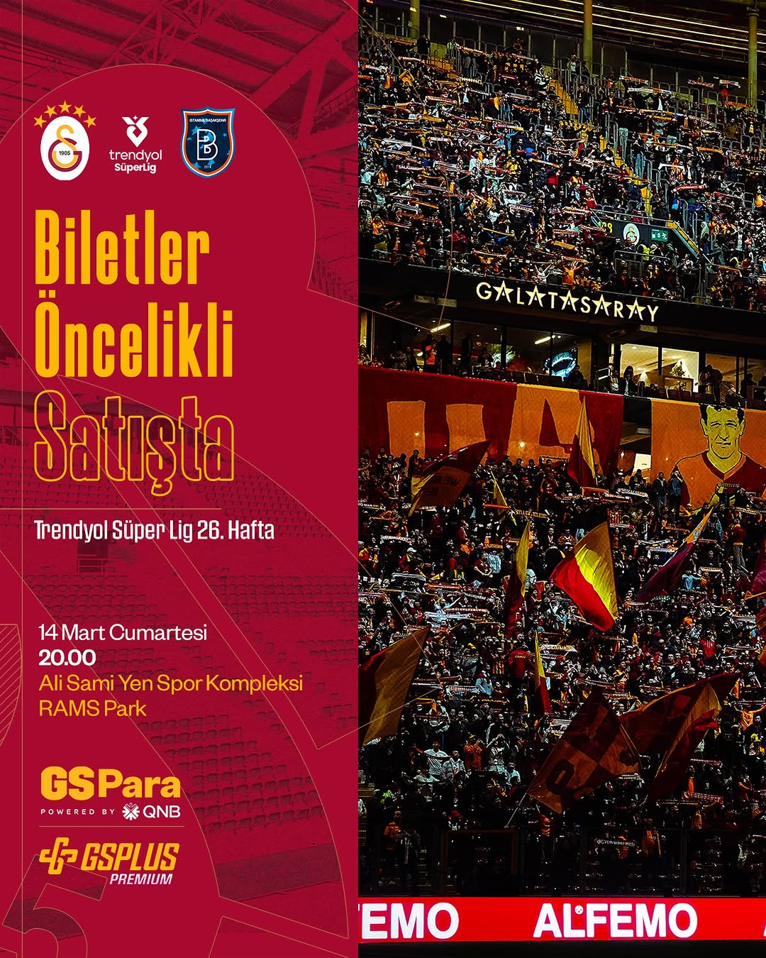 Galatasaray Taraftarına Maç Bilgisi: Biletler Satışta!