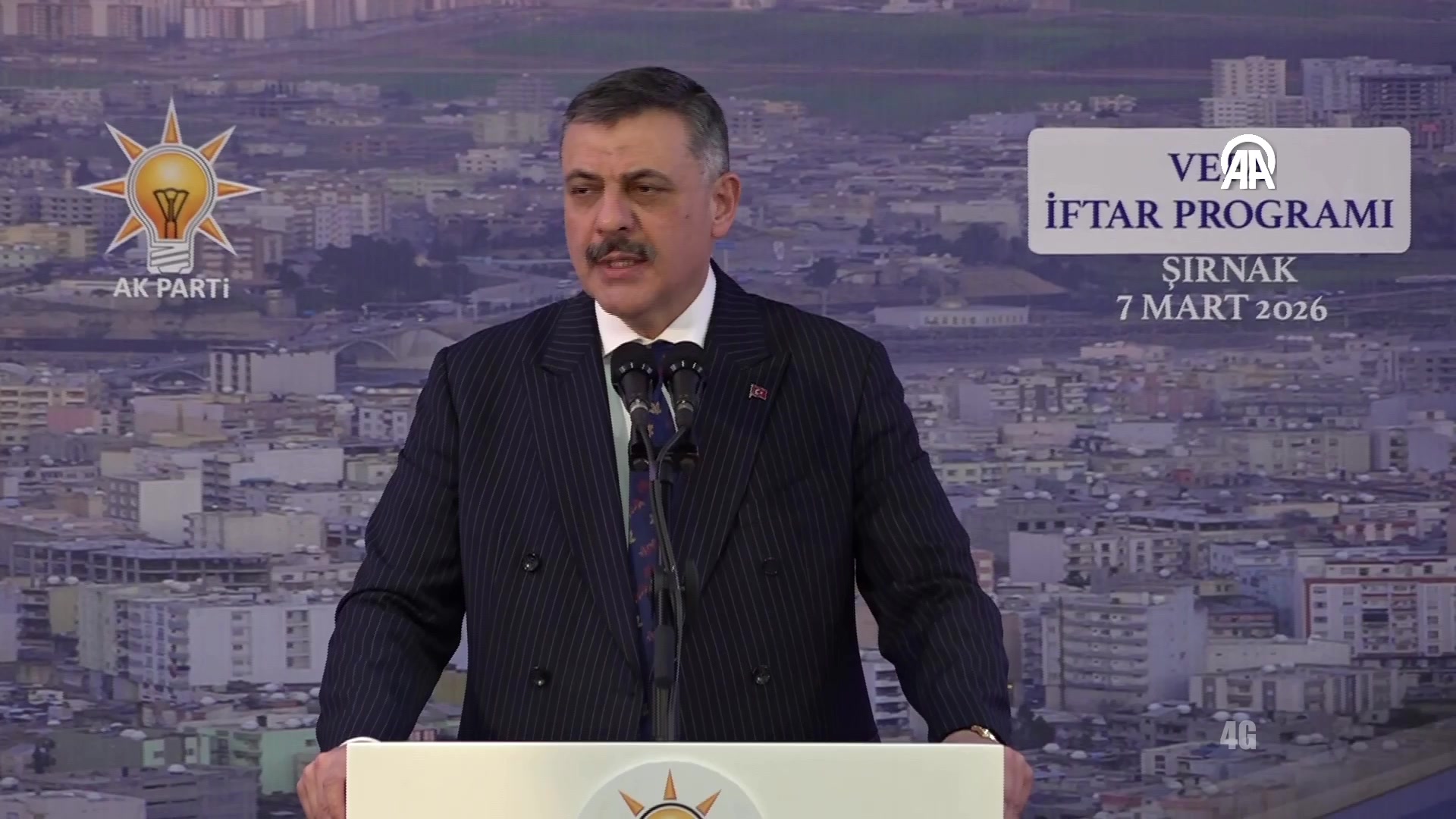 İçişleri Bakanı Mustafa Çiftçi'den AK Parti Şırnak Teşkilat İftarı Programında Konuşma