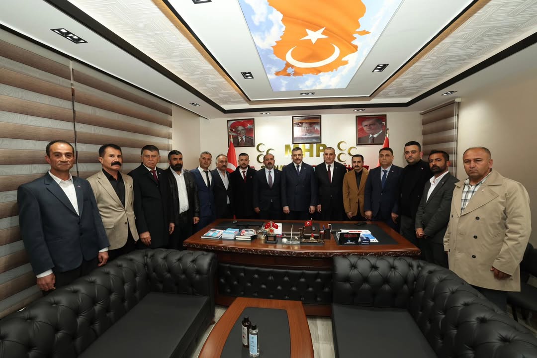 İçişleri Bakanı Mustafa Çiftçi, MHP Şırnak İl Başkanlığı'nı Ziyaret Etti