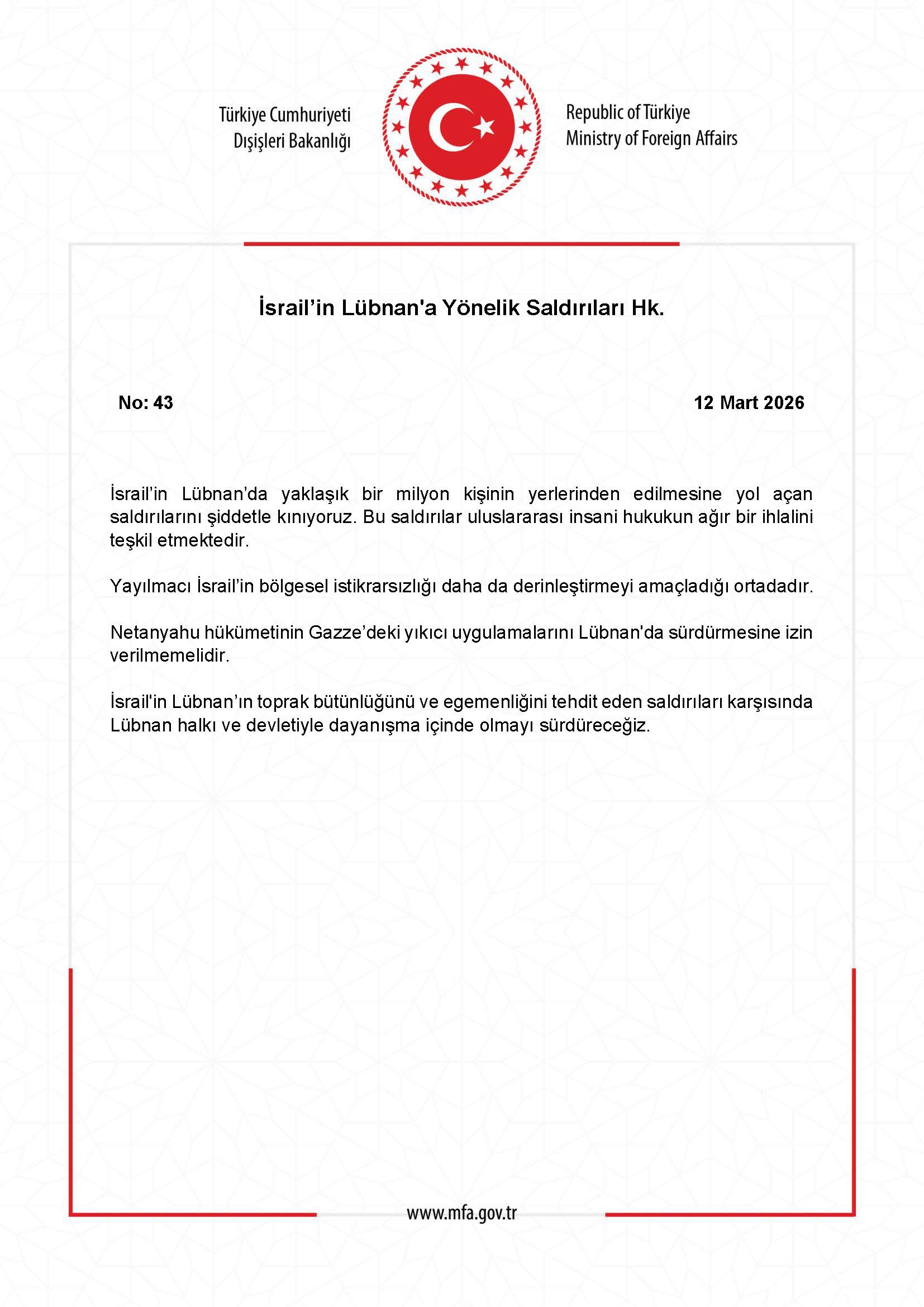 İsrail'in Lübnan Saldırıları