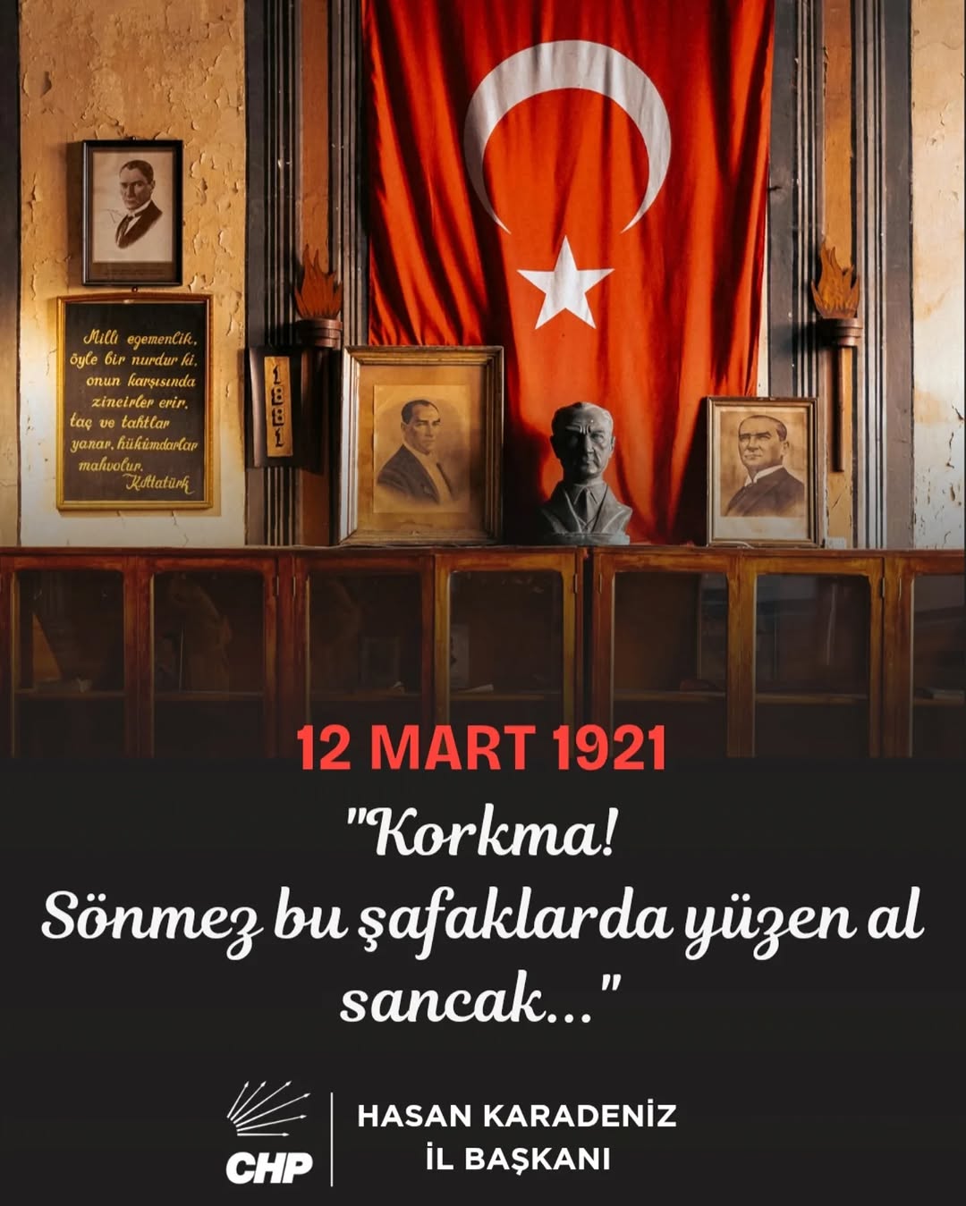 İstiklal Marşı'nın Kabulünün 105. Yıl Dönümünde Anma Mesajı