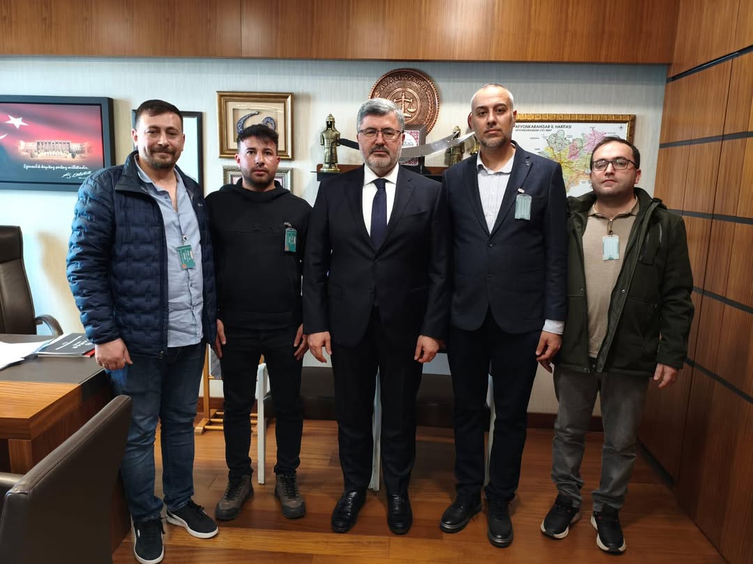 Sağlık-Sen Afyonkarahisar AFSÜ Üniversite Şube Başkanı Halil Abdulhakim Eyinç ve Sendika Yetkilileri Gazi Meclisinde