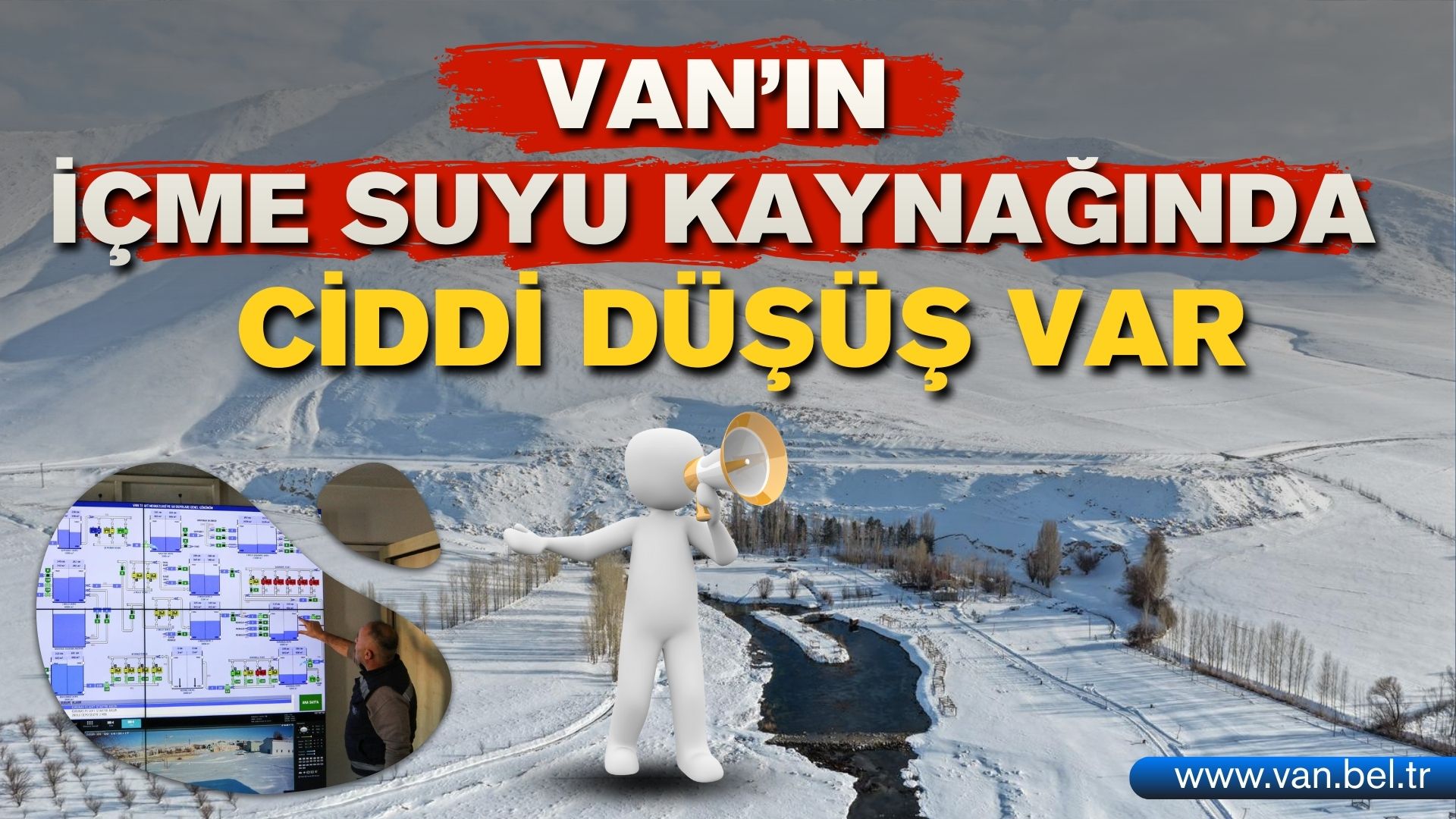 Van'ın İçme Suyu Kaynağında Ciddi Düşüş Var