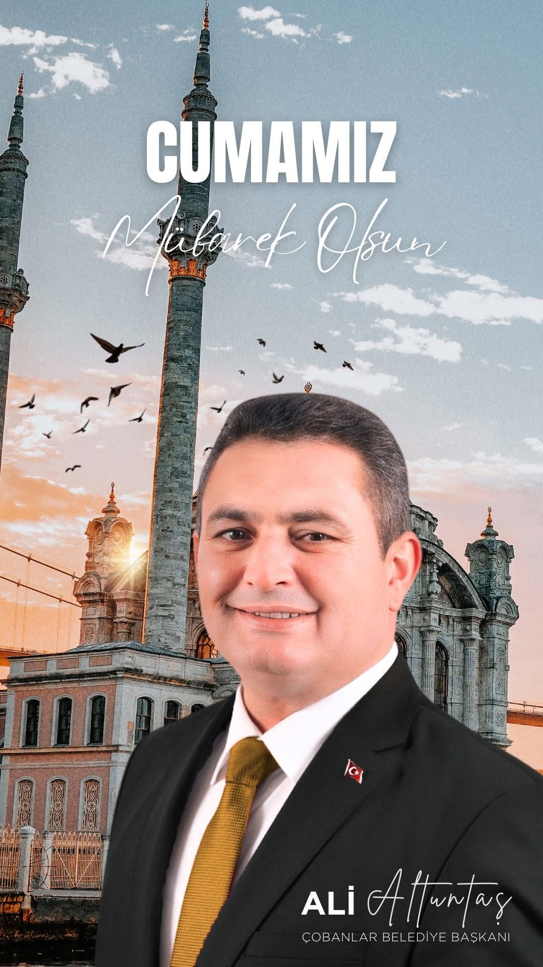 Çobanlar Belediye Başkanı Ali Altuntaş'tan Cuma Mesajı