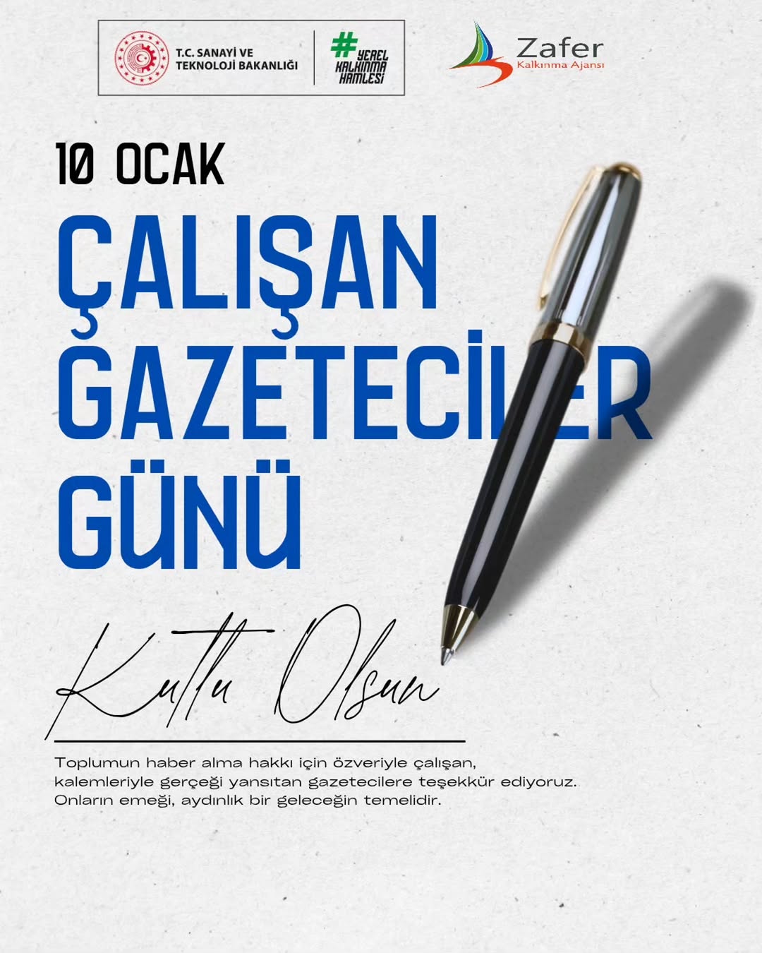 Gazetecilere Teşekkür Ediyoruz