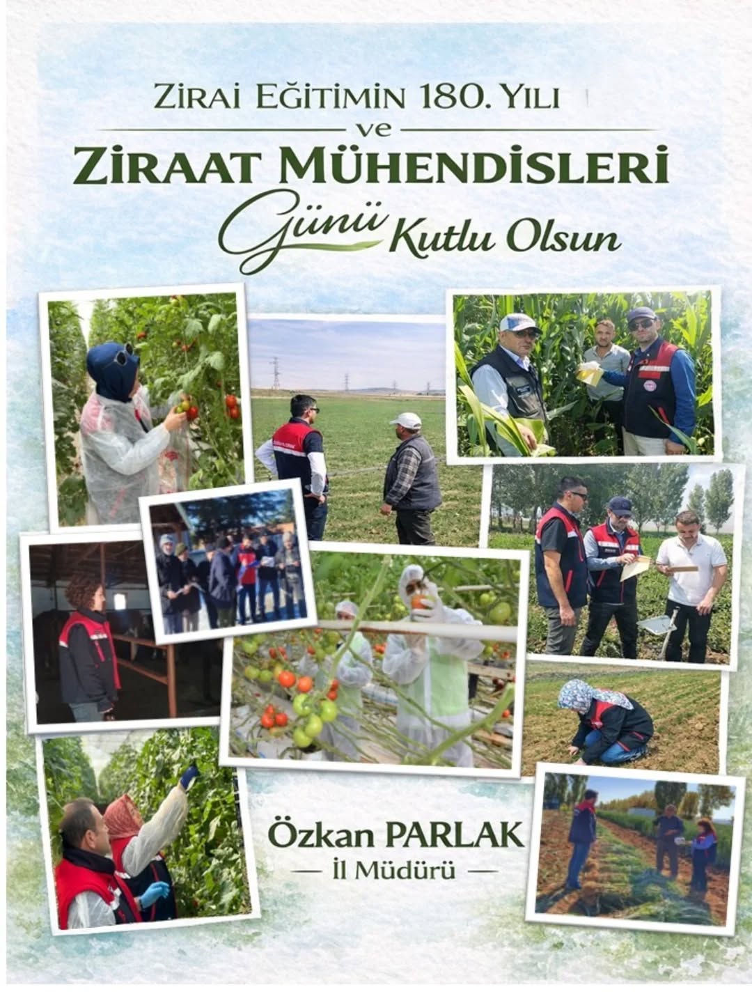 Ziraat Mühendislerimizin Günü Kutlu Olsun!