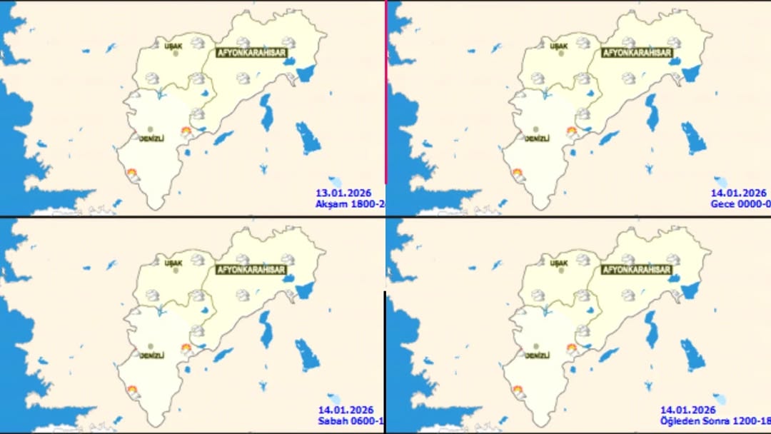 Afyonkarahisar Meteoroloji 5. Bölge Müdürlüğü'nden Hava Durumu Tahmini