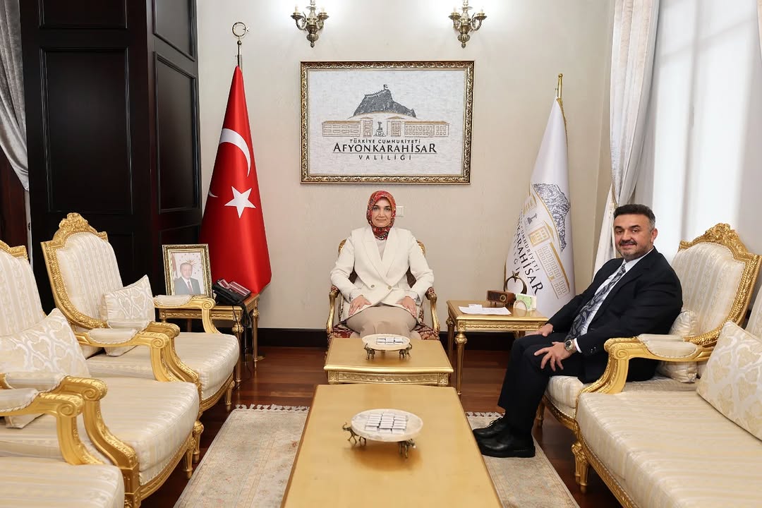 Afyonkarahisar Valiliği, AFSİAD Başkanı Kadir Sayın'ı Kabul Etti