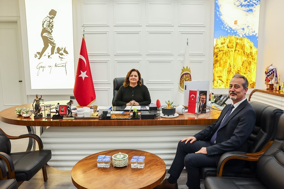Afyonkarahisar Belediye Başkanı Burcu Köksal, Çimsa Fabrika Müdürü Aydın Kaya ile Görüş Alışverişinde Bulundu
