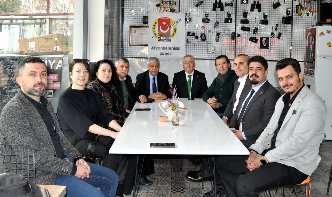 CHP Afyonkarahisar İl Başkanlığı'ndan Çalışan Gazeteciler Günü Ziyareti