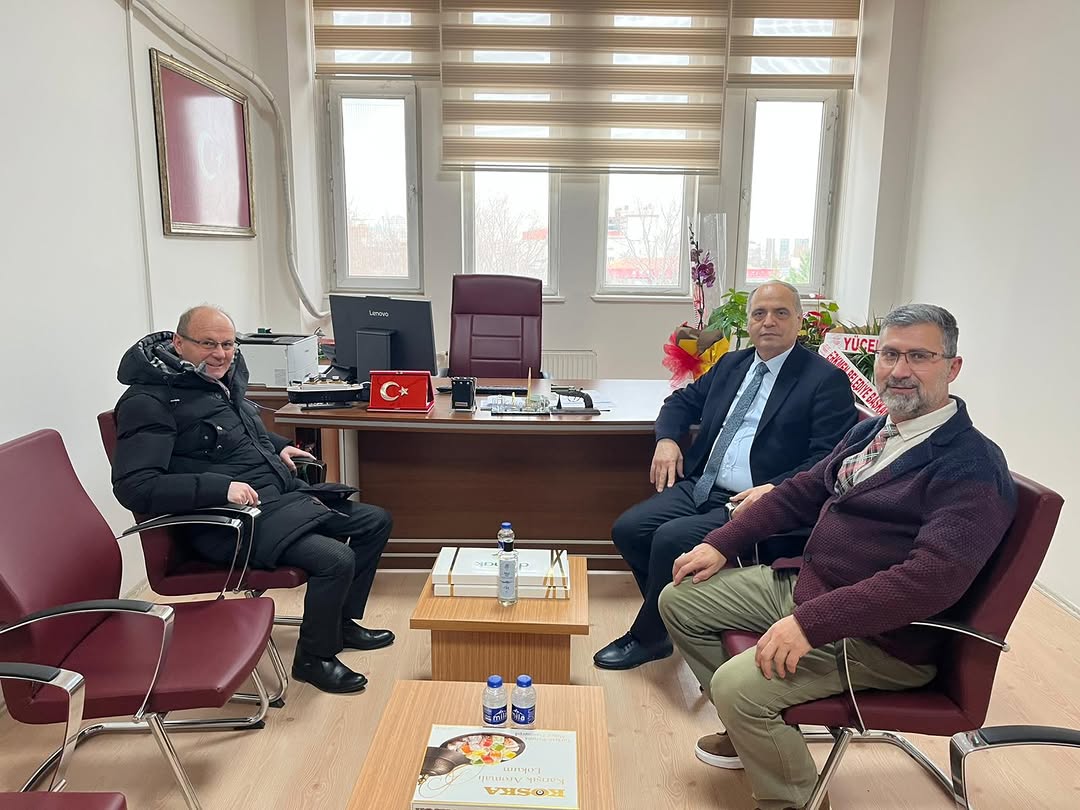 Celalettin Kuş'a AFSÜ Rektörlük Genel Sekreter Yardımcılığı Görevi İçin Hayırlı Olsun Ziyareti