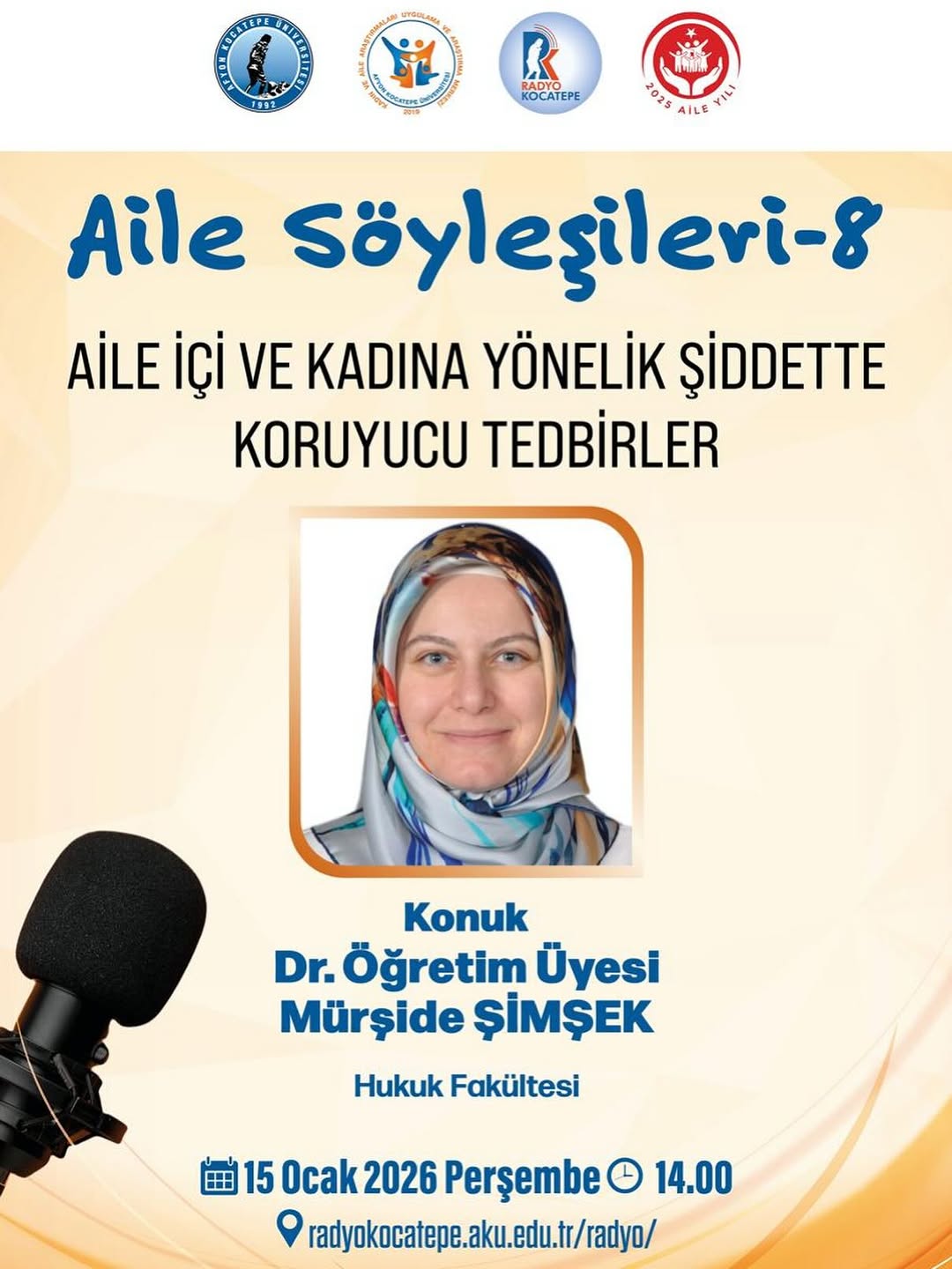 Afyon Kocatepe Üniversitesi'nden 'Aile Söyleşileri-8' Etkinliği