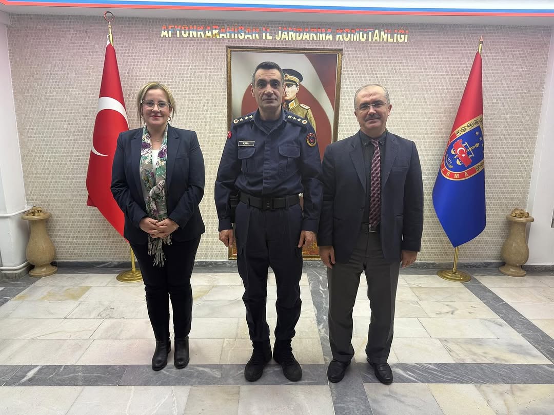 Afyonkarahisar İl Müdürlüğü, İl Jandarma Komutanını Ziyaret Etti