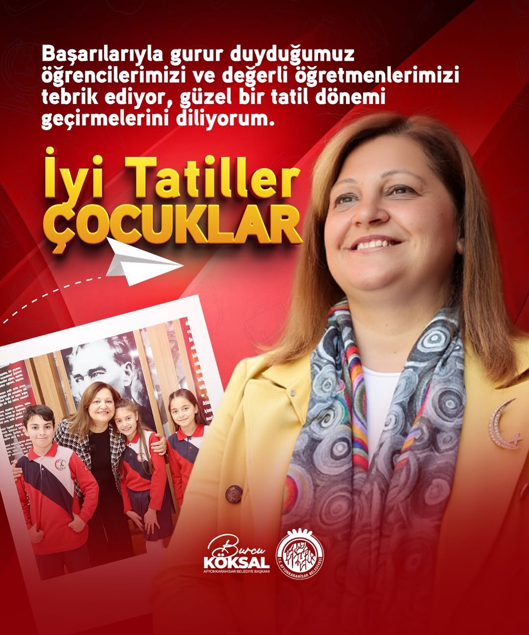 Sevgili Çocuklara Sömestr Tatili Mesajı