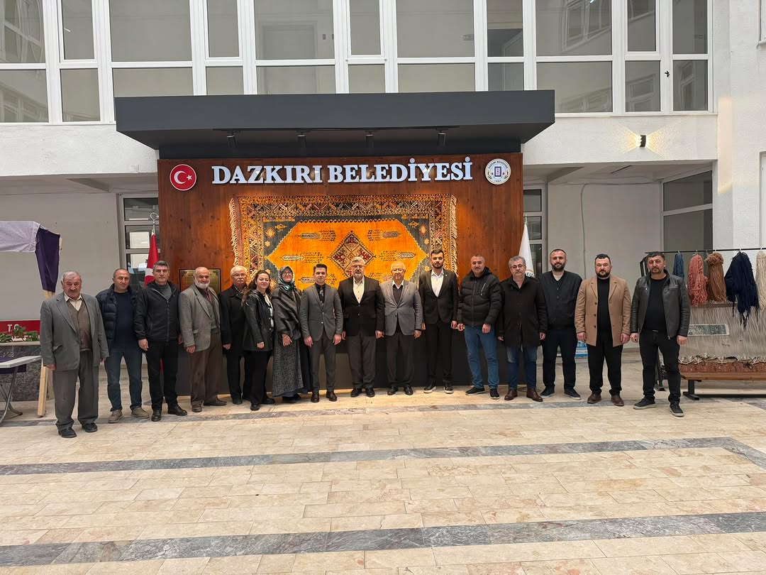 Ak Parti Afyonkarahisar Milletvekili Ali Özkaya, Dazkırı'nda Belediye Başkanı Fatih Çiçek'i Ziyaret Etti