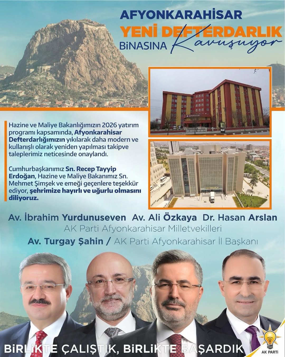 Afyonkarahisar Defterdarlık Hizmet Binası Yeniden Yapılacak