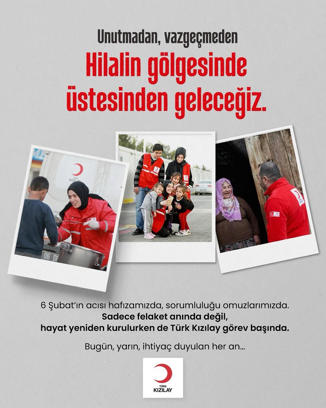 Türk Kızılay Afyonkarahisar İl Merkezi'nden Güçlü Mesaj: 'Unutmadan, Vazgeçmeden Hilalin Gölgesinde Üstesinden Geleceğiz'