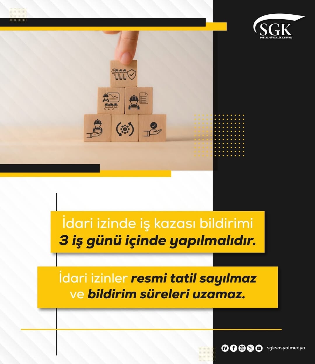 İdari İzinlerde İş Kazası Bildirimi Zorunluluğu