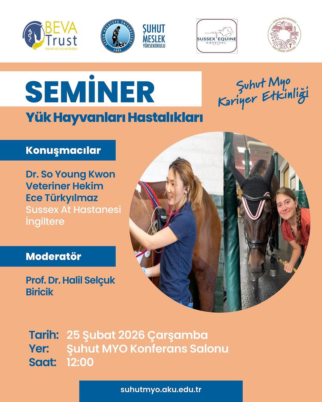 Afyon Kocatepe Üniversitesi'nden Yük Hayvanları Hastalıkları Konferansı