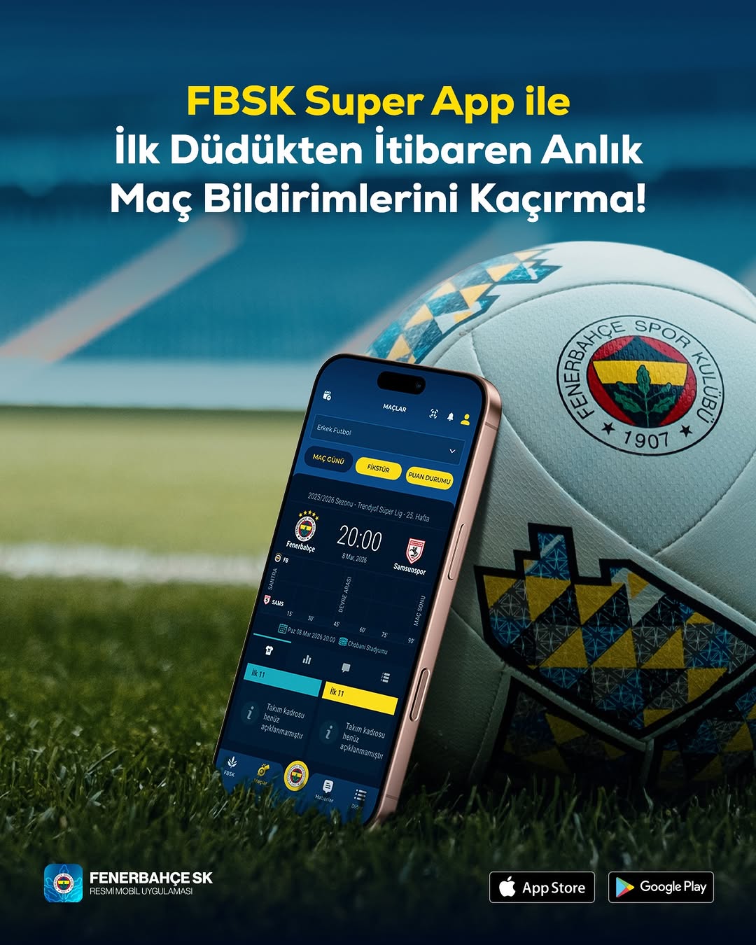 Fenerbahçe Super App ile Maç Heyecanı Cebinizde!