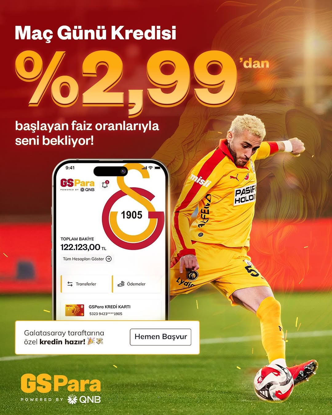 Galatasaraylılara Özel Maç Günü Fırsatı GSPara'da!