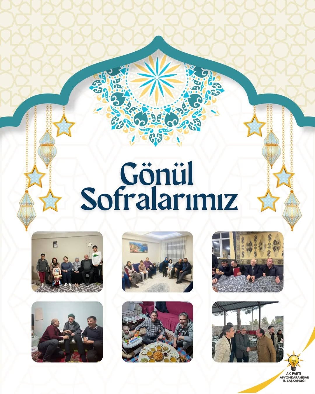 AK Parti Afyonkarahisar İl Başkanlığı Gönül Sofralarında Bir Araya Geliyor