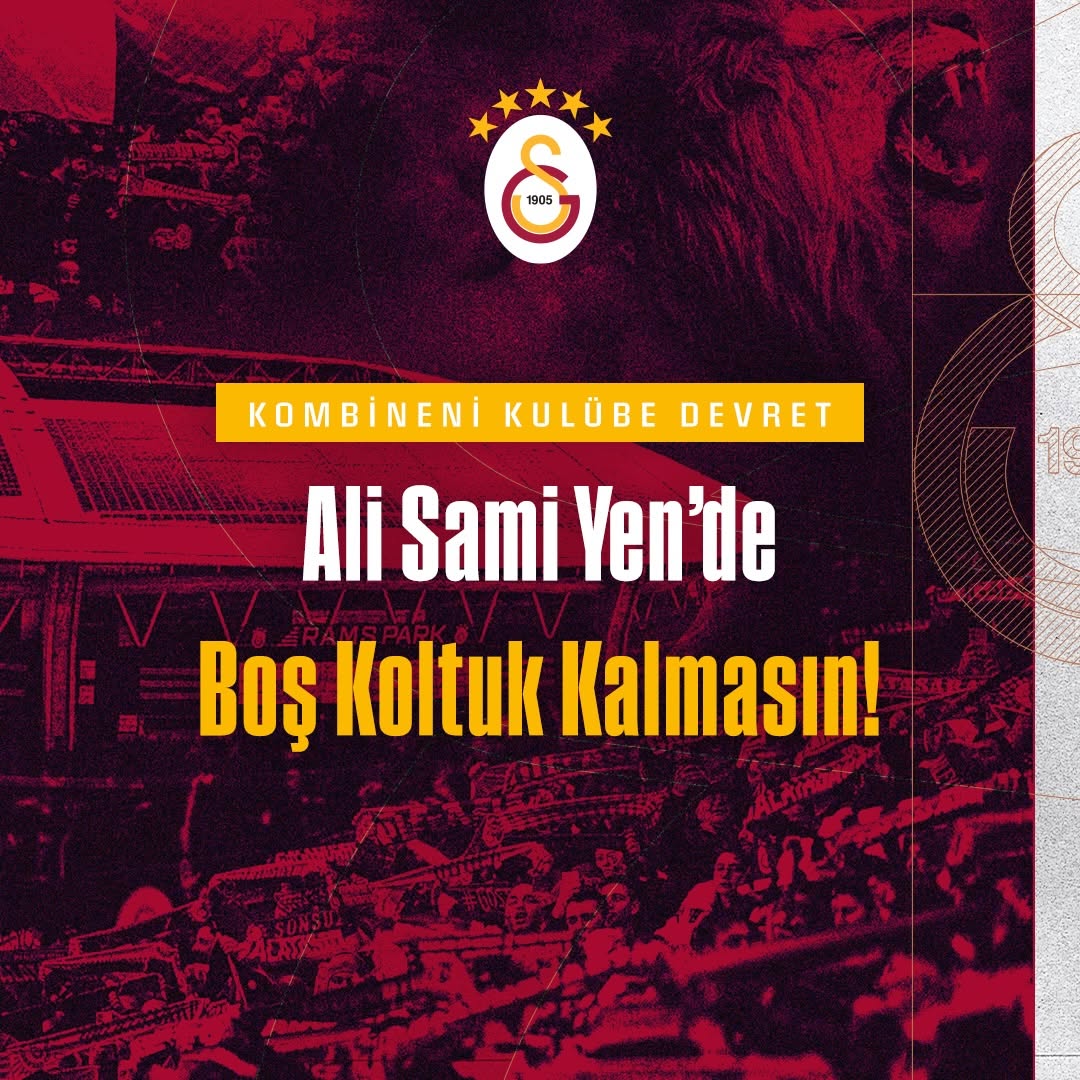 Galatasaray, Ali Sami Yen'de 50.000 Taraftarı Bekliyor!