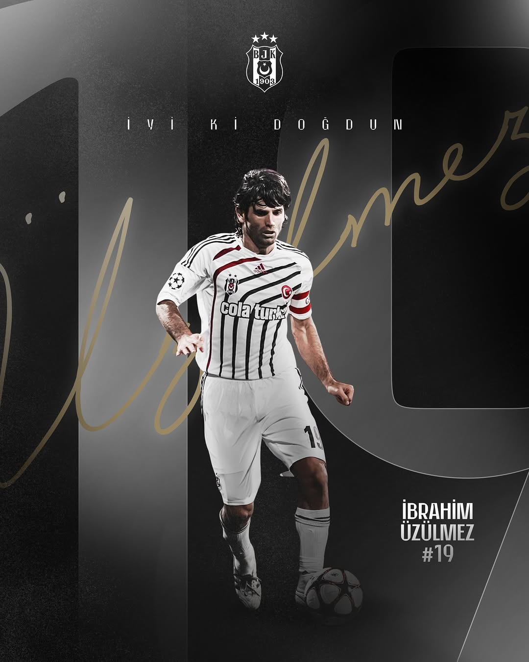 Beşiktaş'ın Efsane Futbolcusu İbrahim Üzülmez'in Doğum Günü Kutlu Olsun!