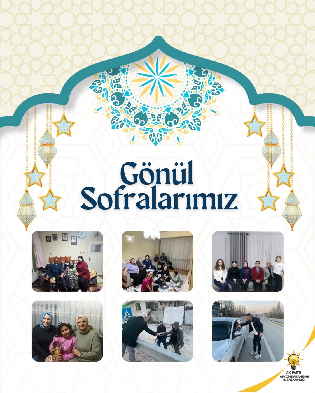 AK Parti Afyonkarahisar İl Başkanlığı Gönül Sofralarında Buluşuyor