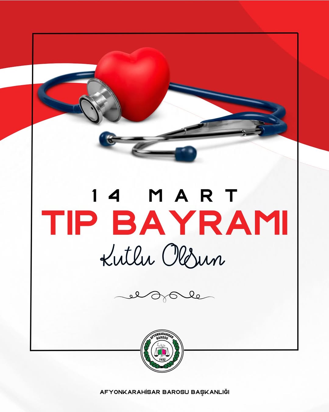 Tıp Bayramı Kutlaması Afyonkarahisar Barosu'ndan