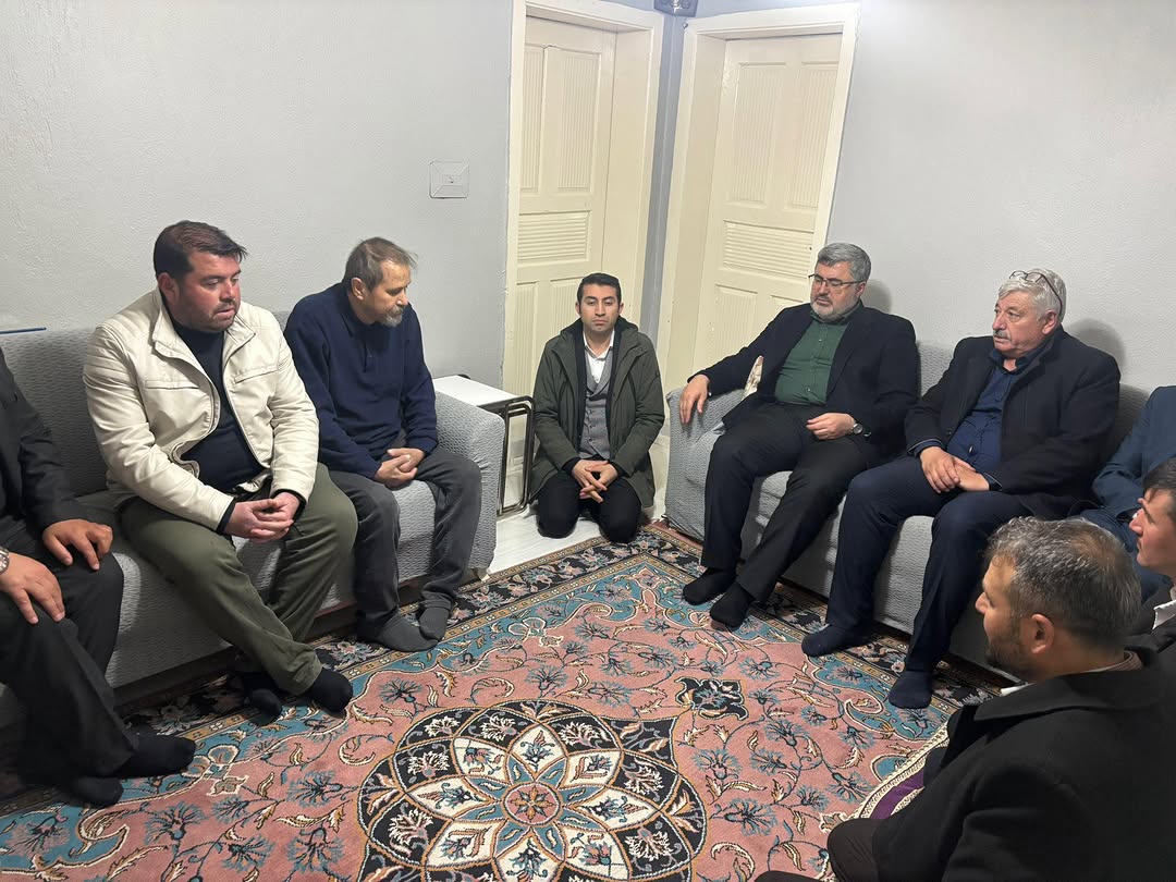 Ak Parti Milletvekili Ali Özkaya, Mevlüt Çınkıllı'ya Geçmiş Olsun Ziyaretinde Bulundu