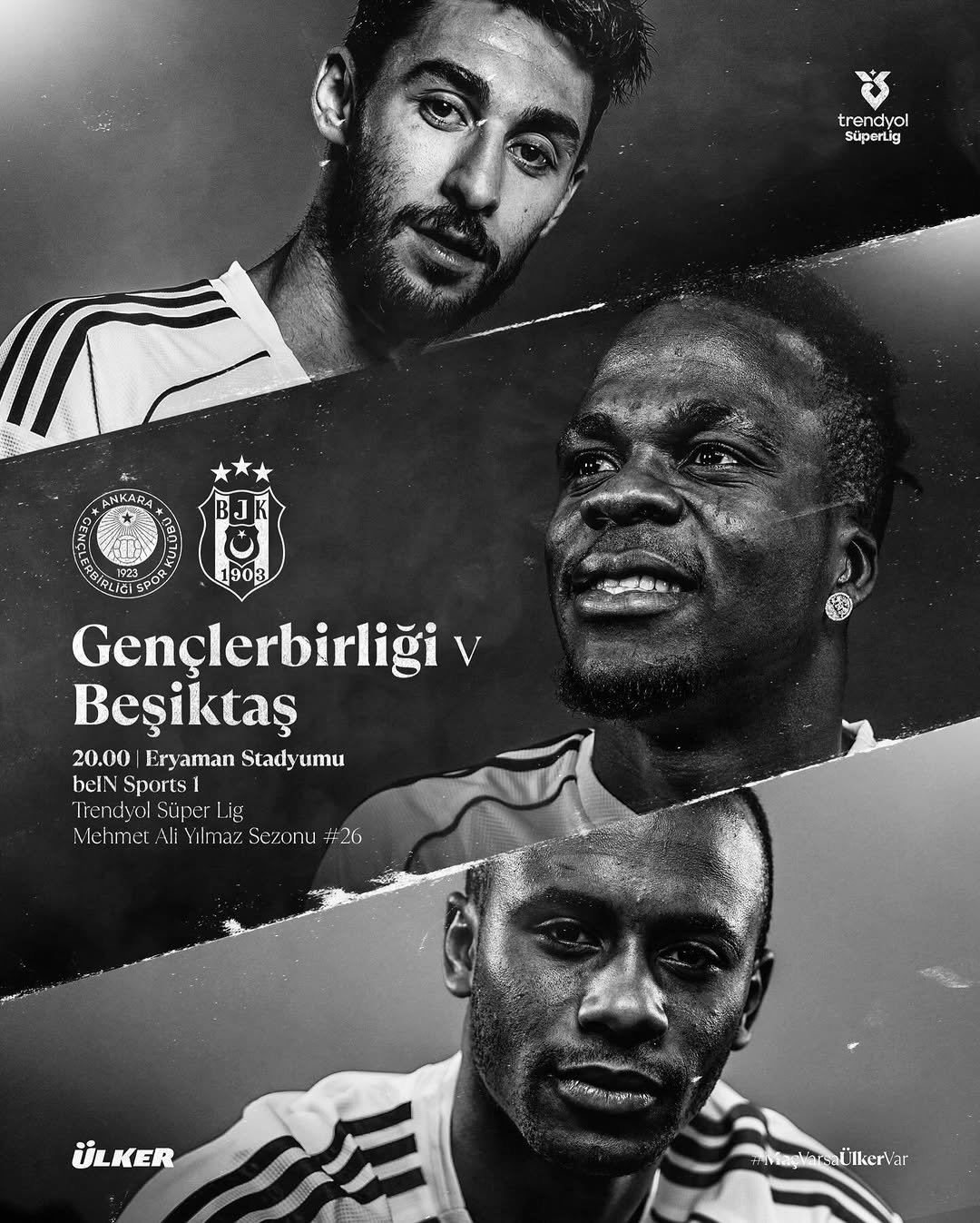 Beşiktaş'ın Gençlerbirliği ile Oynayacağı Maçın Detayları