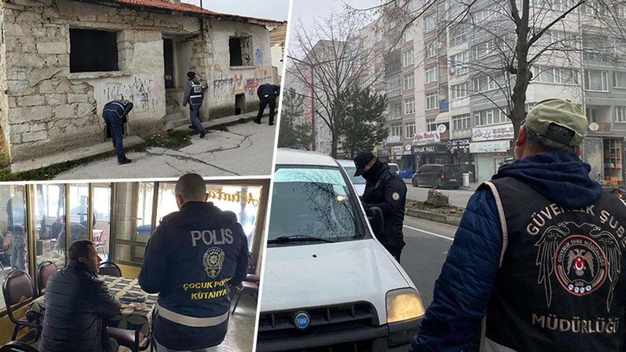 Kütahya’da suç ve suçluya geçit yok, ekipler sahada