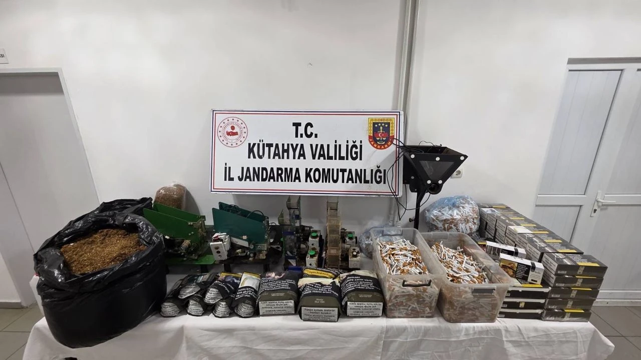 Kütahya’da jandarma ekiplerinden kaçakçılık operasyonu